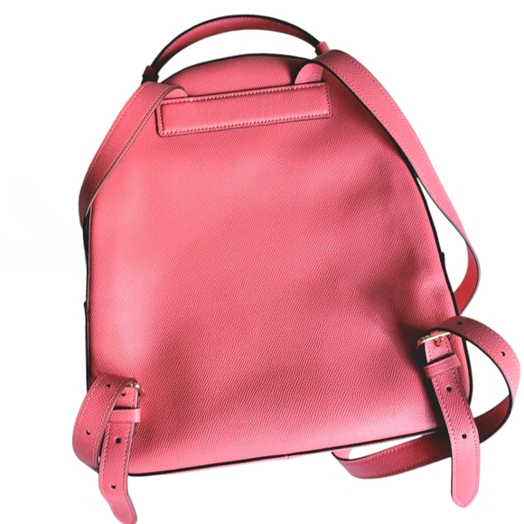 Coach Jordyn Backpack Watermelon Pink Leather Gold Zipper Authentic NWOT - Picture 4 of 12